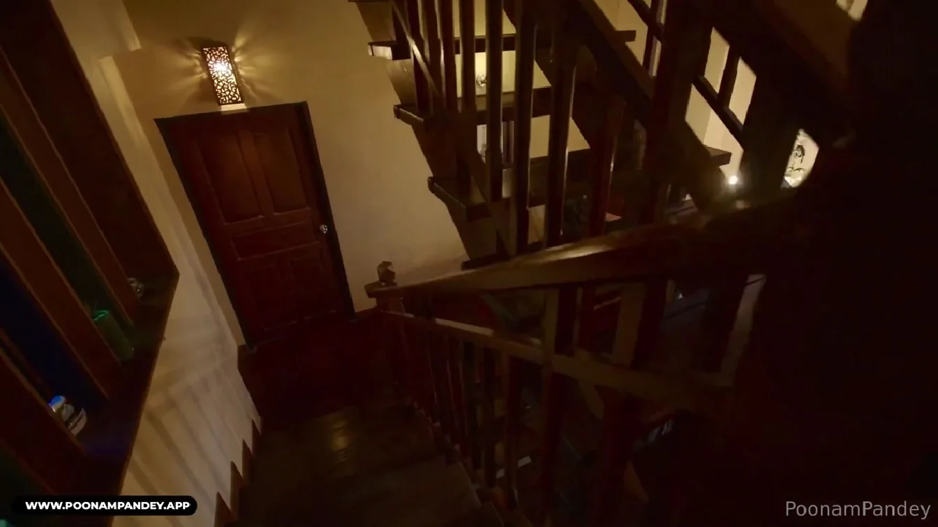 Sex on the staircase PoonamPandey